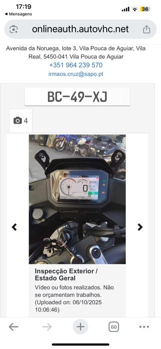 Mota Honda Transalp 750