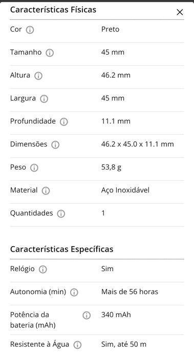 Samsung watch 3 usado