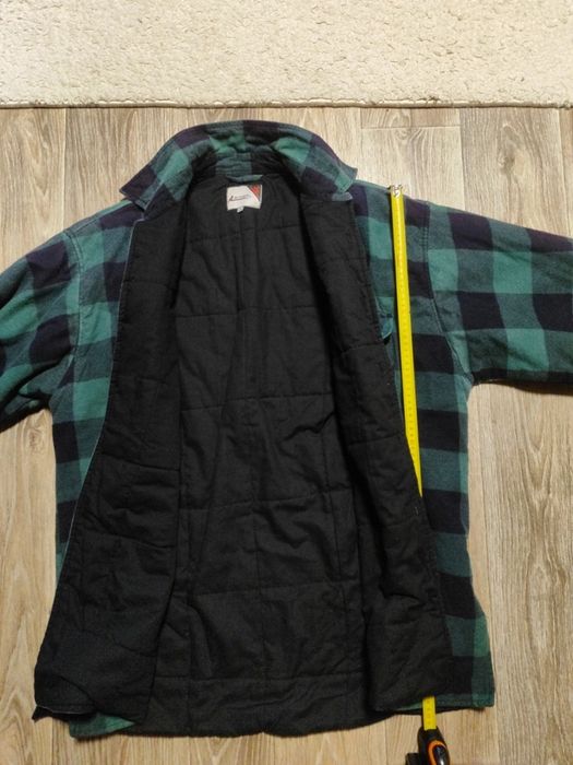 Стьогана рубашка на утеплювачі