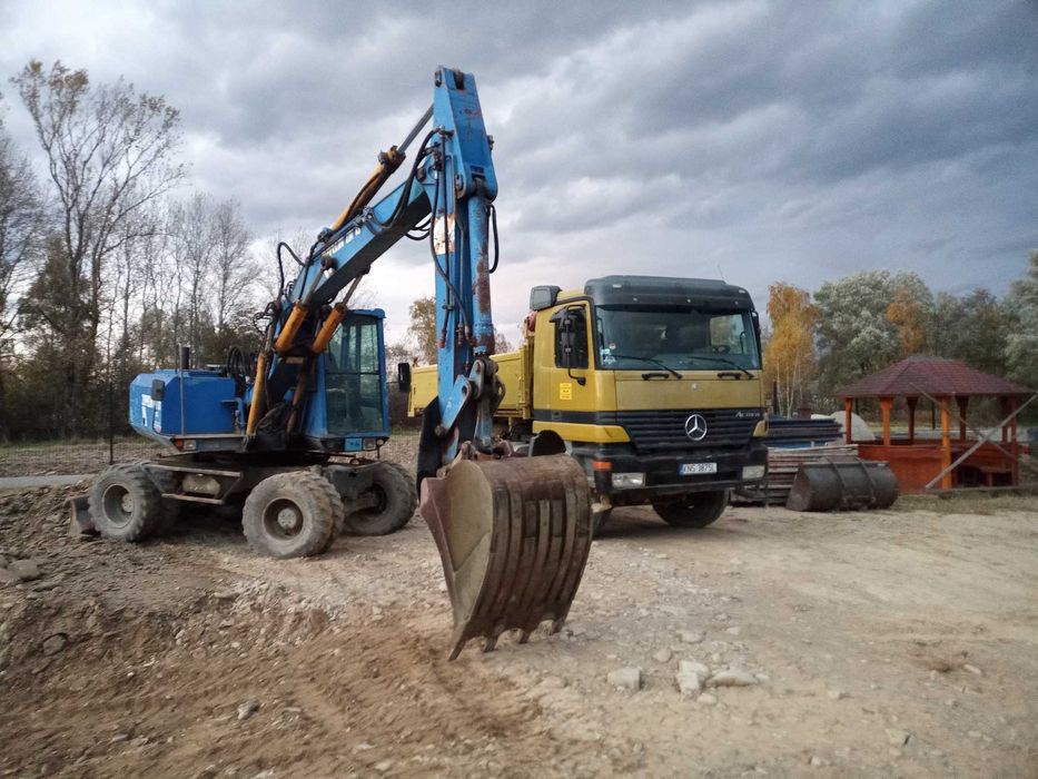Wywóz gruzu ziemi Transport wywrotka kliniec żwir transport drewna
