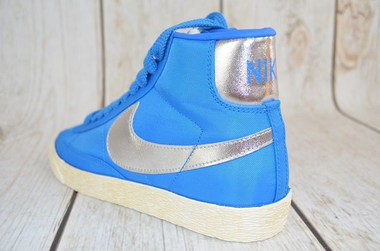 BUTY NIKE WMNS BLAZER HIGH ADIDASY damskie niebieskie R 35,5 nowe