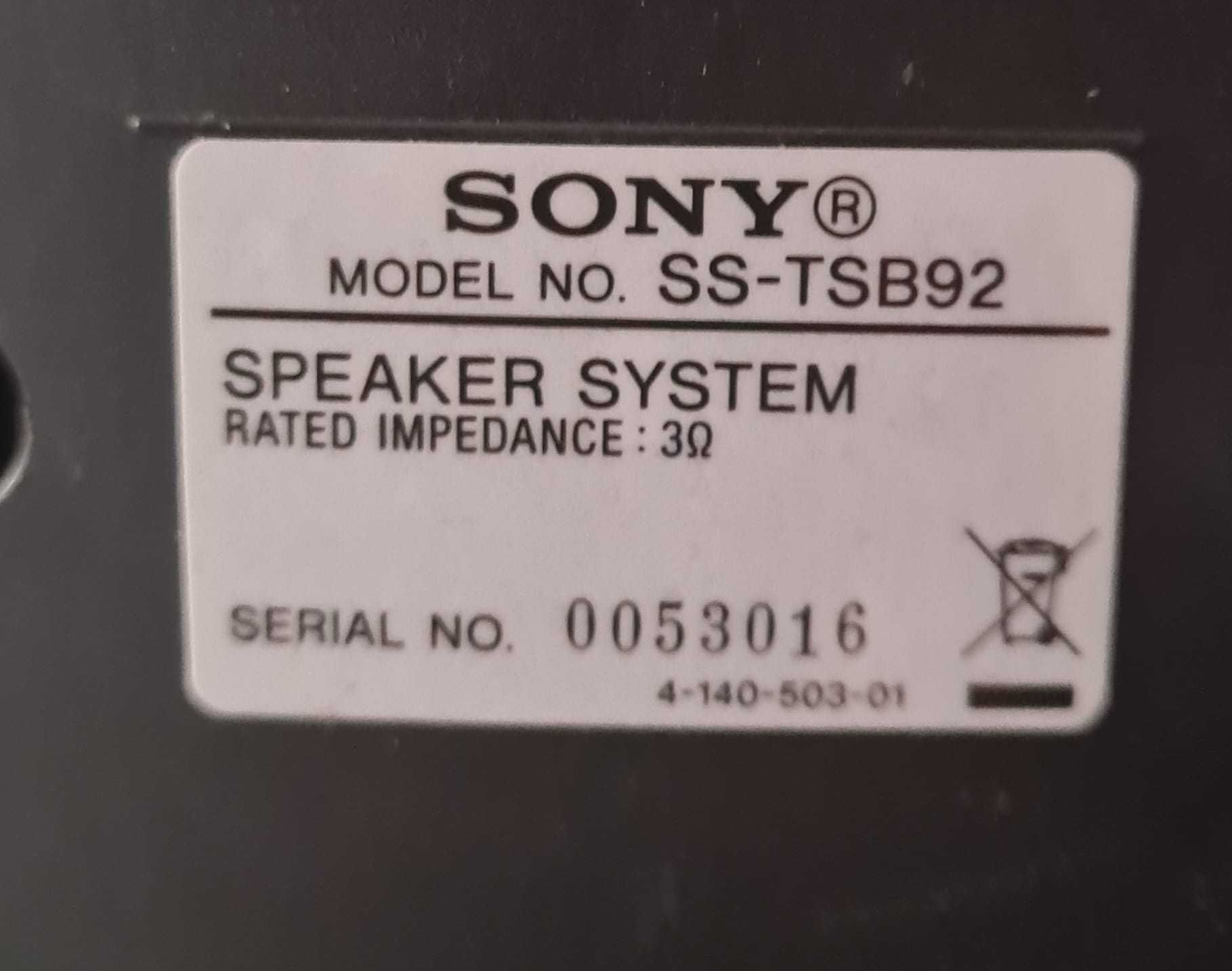 Głośniki SONY SS-TSB92