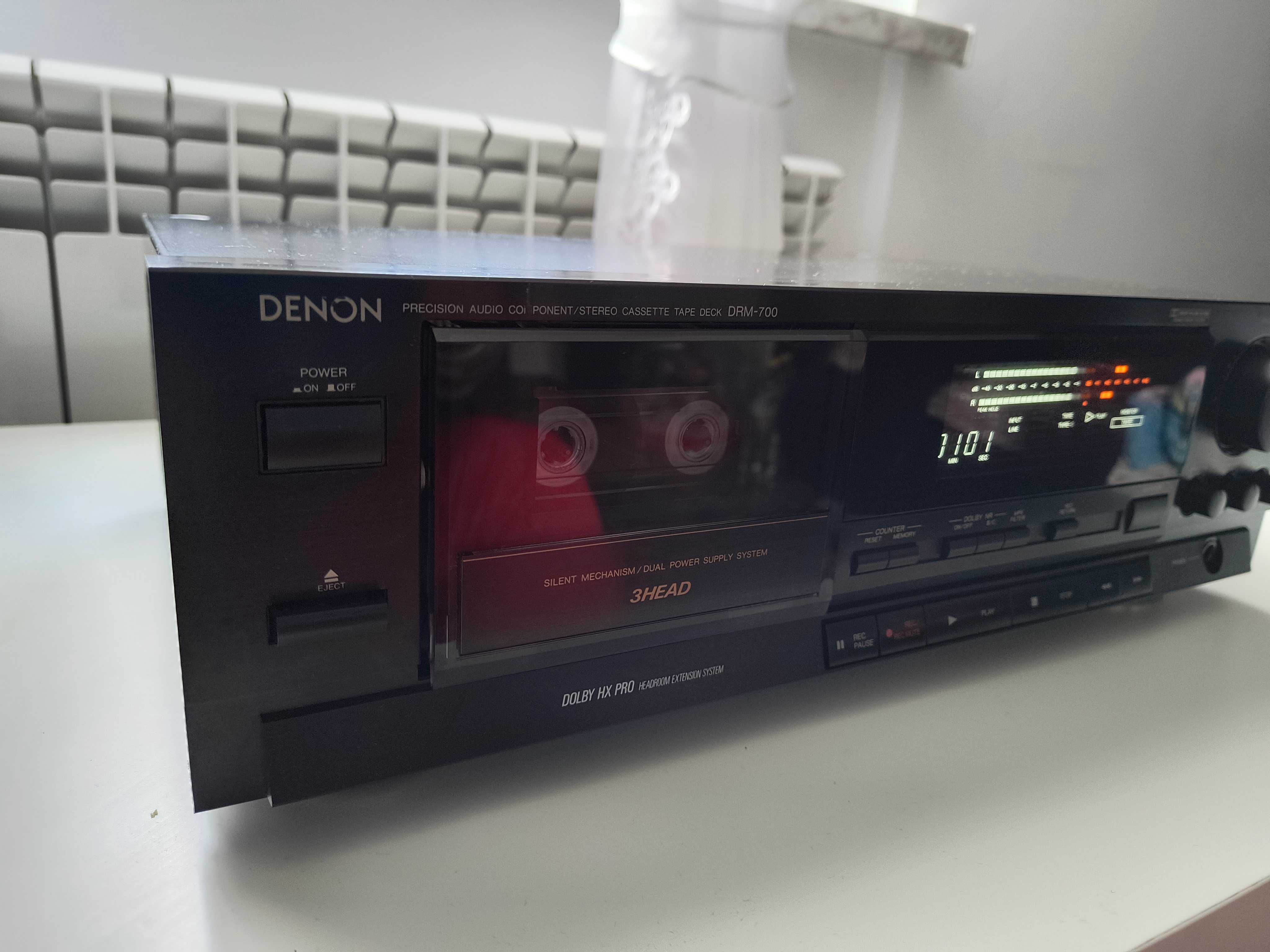 Magnetofon Denon DRM-700 3 głowice