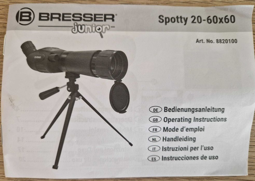 Telescópio observação terrestre