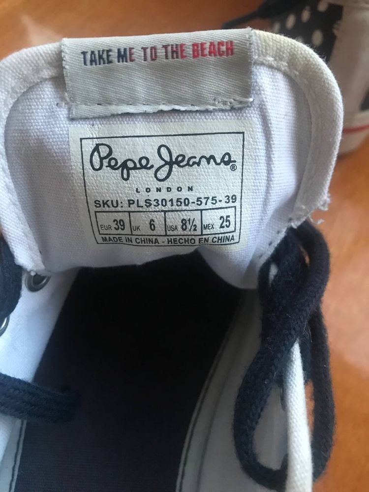 Кеды женские Pepe Jeans