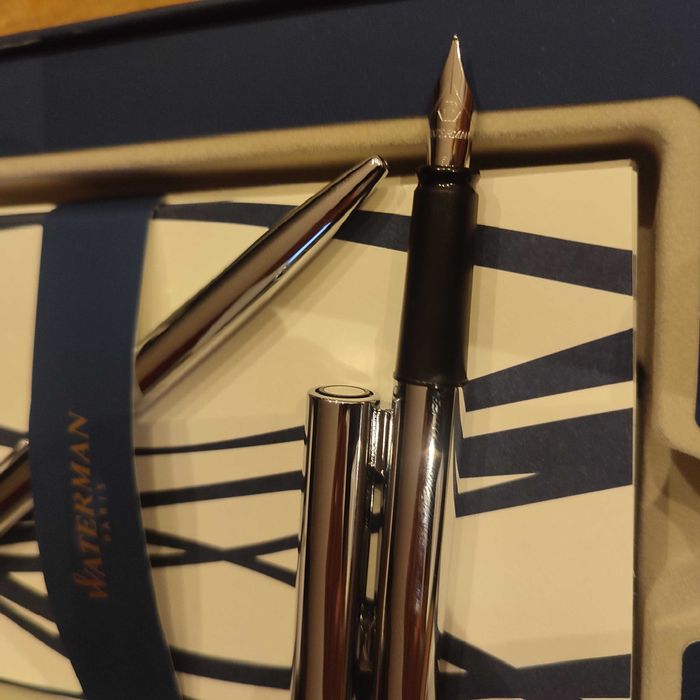 Waterman zestaw: Pióro, długopis, notes