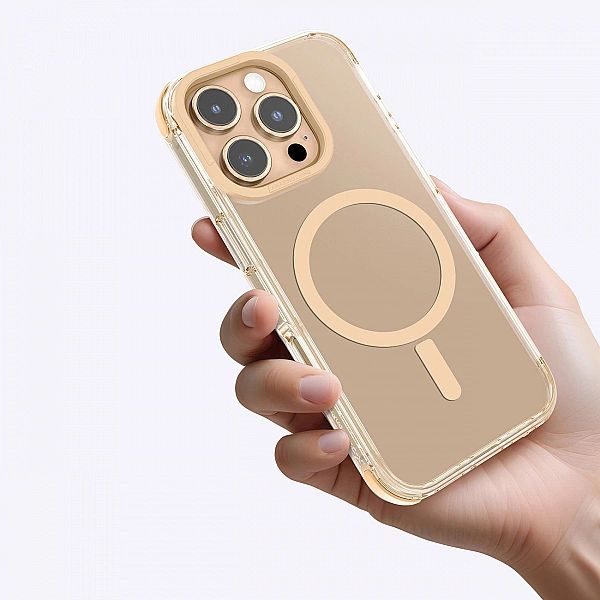 Etui silikonowe AMAZINGTHING Omni Mag Case do iPhone 16 Pro Max - różo