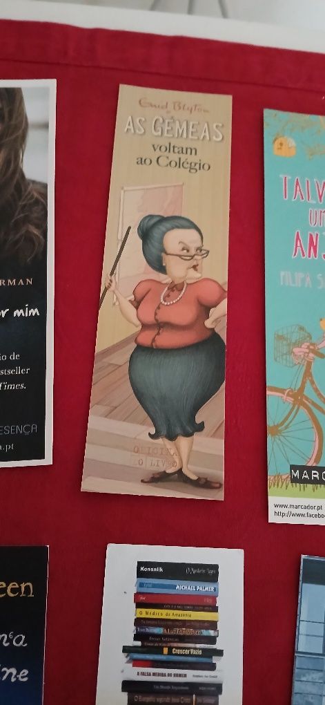 Marcadores de livros, novos