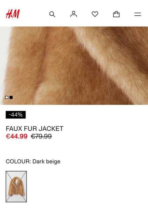 Шуба еко h&m тренд 2025