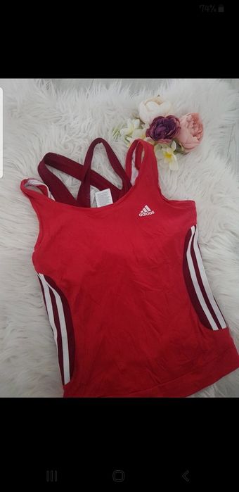 Top, t shirt sportowy Adidas