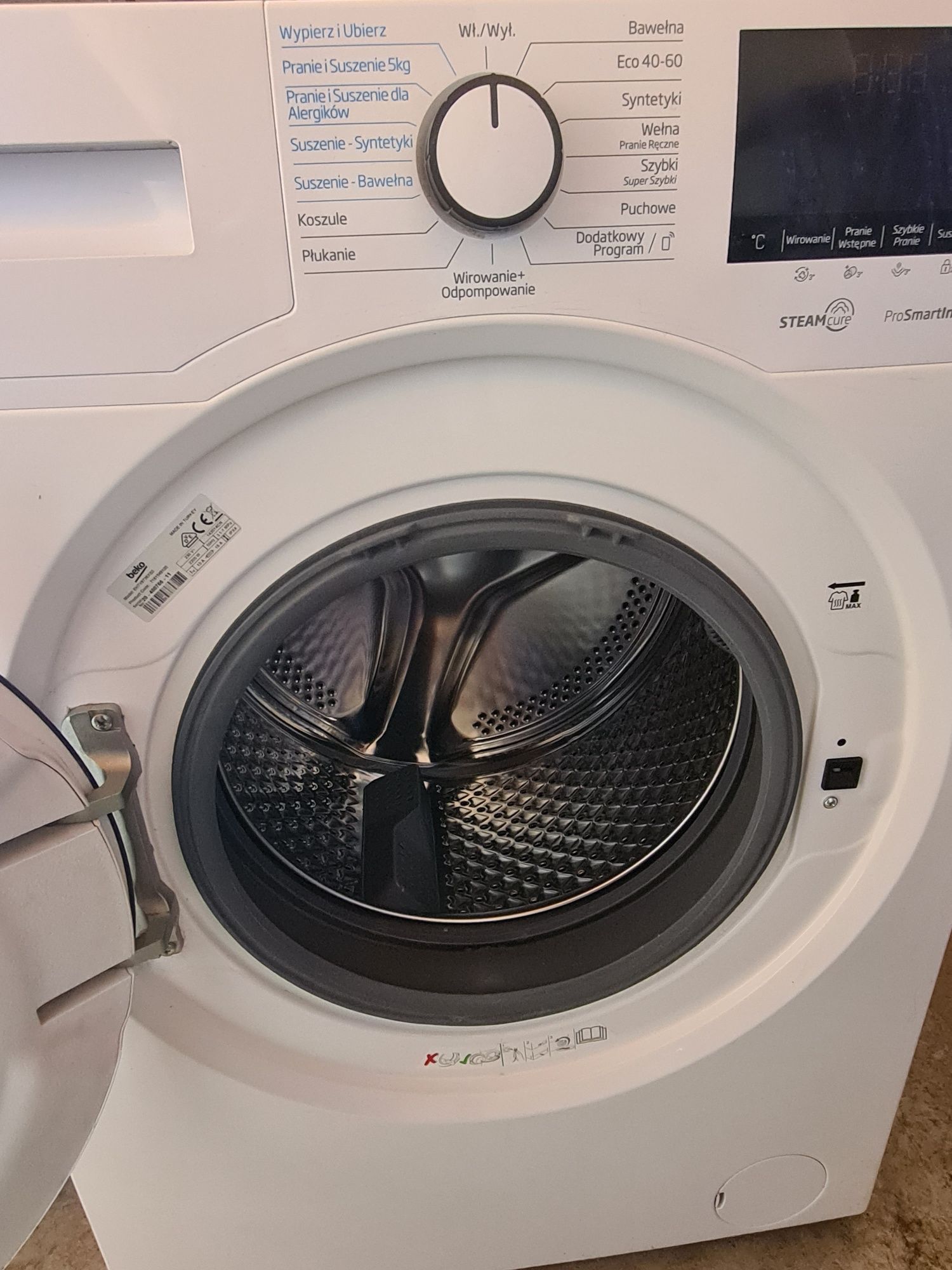 Pralko suszarka Beko EHTV8736XS0