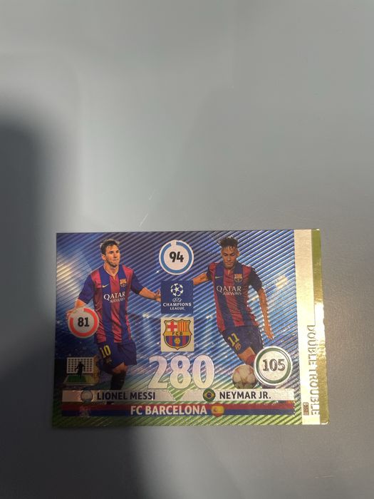 Messi i Neymar Jr Double Trouble panini 14-15 champions league