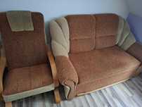 Sofa wraz z fotelami