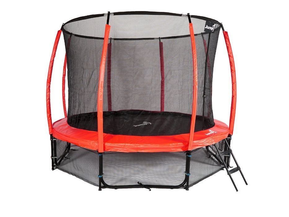 Trampolina Ogrodowa 374cm/12ft Czerwona Maxy Comfort PLUS