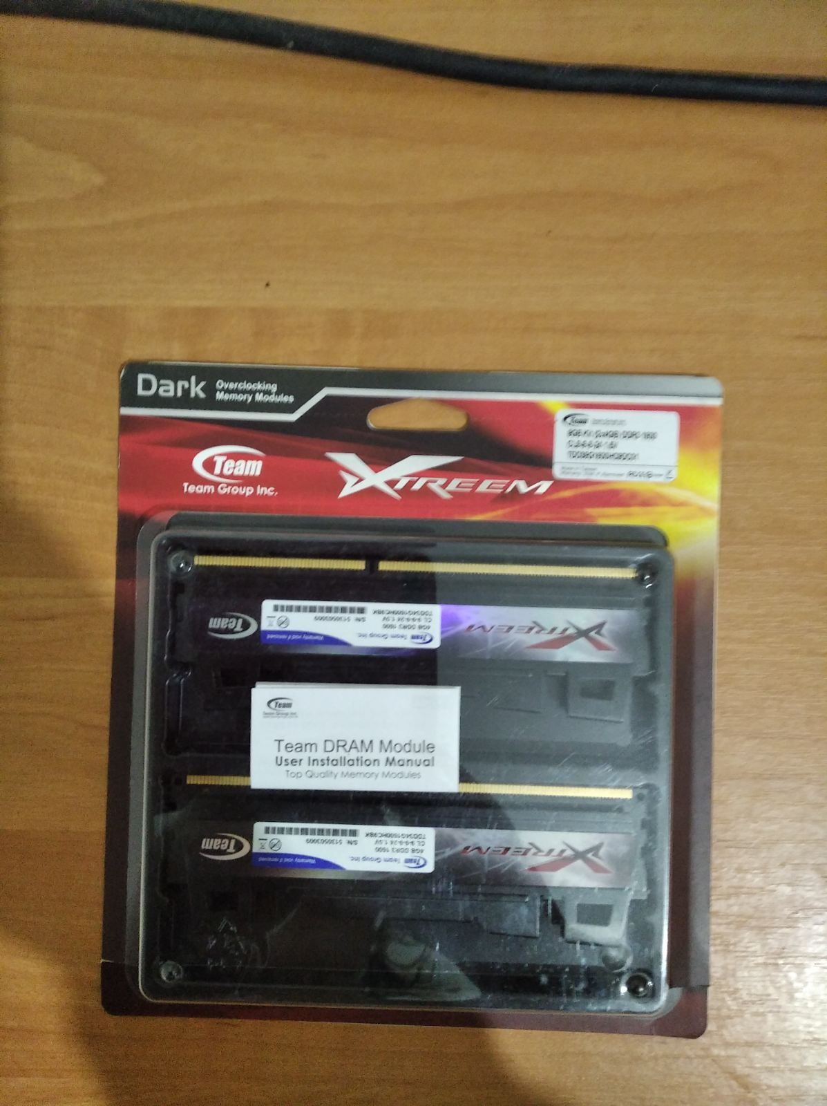 Оперативная память Team Elite ddr3 2*4 Gb