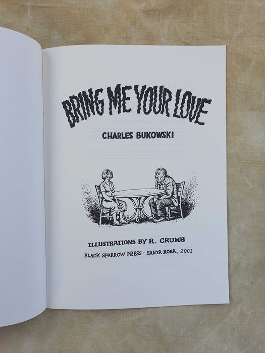 Conjunto livro Bukowski e cassete vhs Robert Crumb