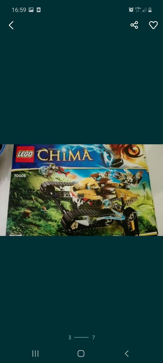 Lego Chima 70005 Królewski pojazd Lavala