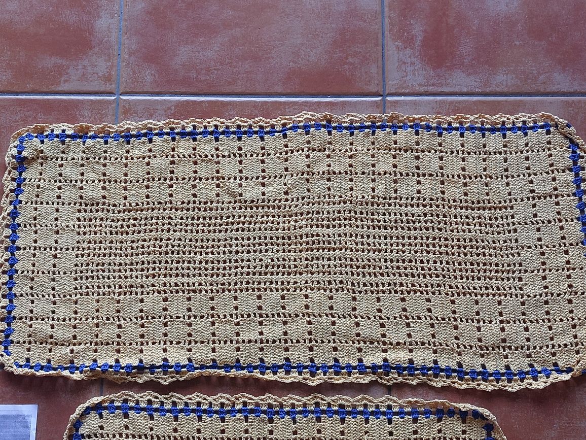 Conjunto Naprons em Ponto Crochet (NOVOS)