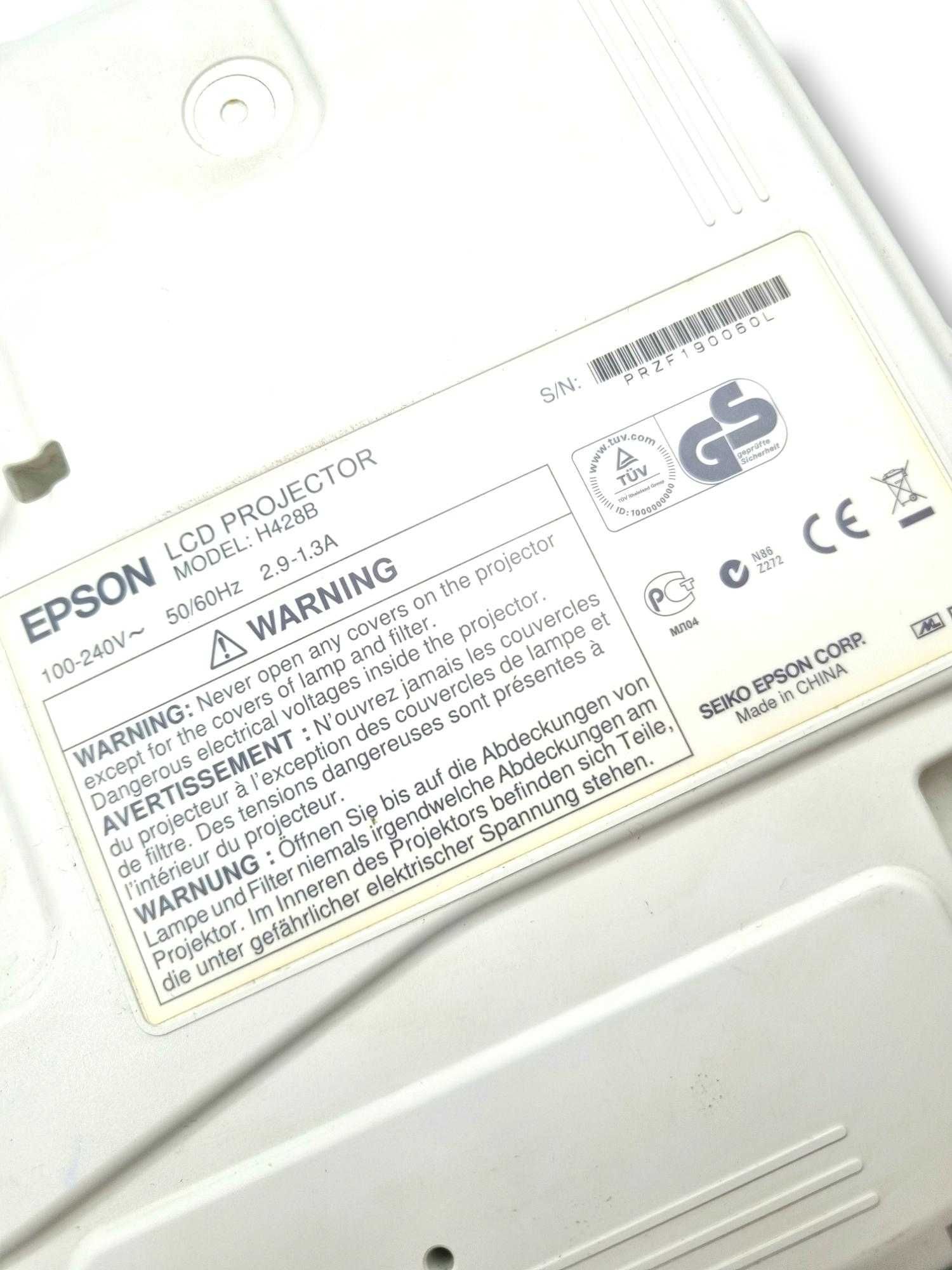 Projektor LCD Epson EB-W12 H428B HDMI VGA