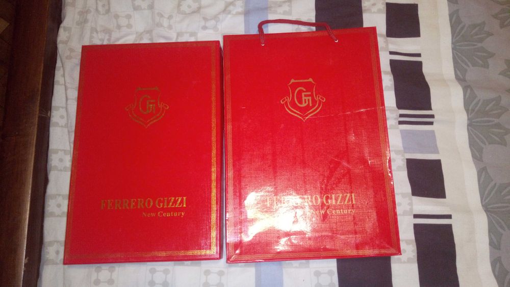 Рубашки мужские "Fererro Gizzi" и E"Nriko с длинным рукавом подарочный