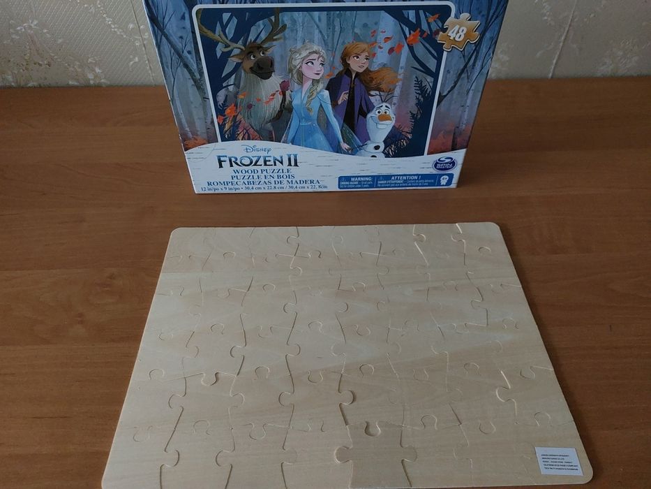 Пазли дитячі дерев'яні і бумажні. Frozen ll, minnie Disney