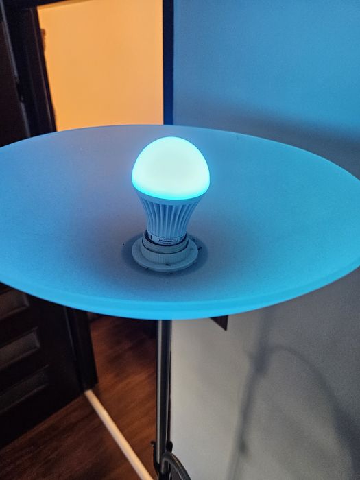 Żarówka kolorowa z pilotem