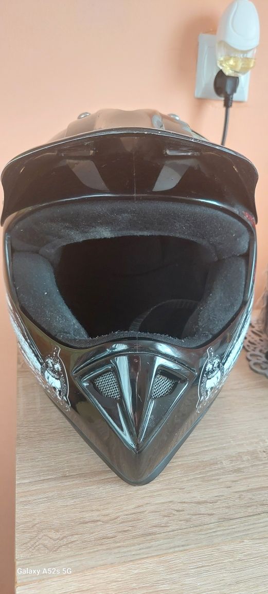 Kask Enduro czarny