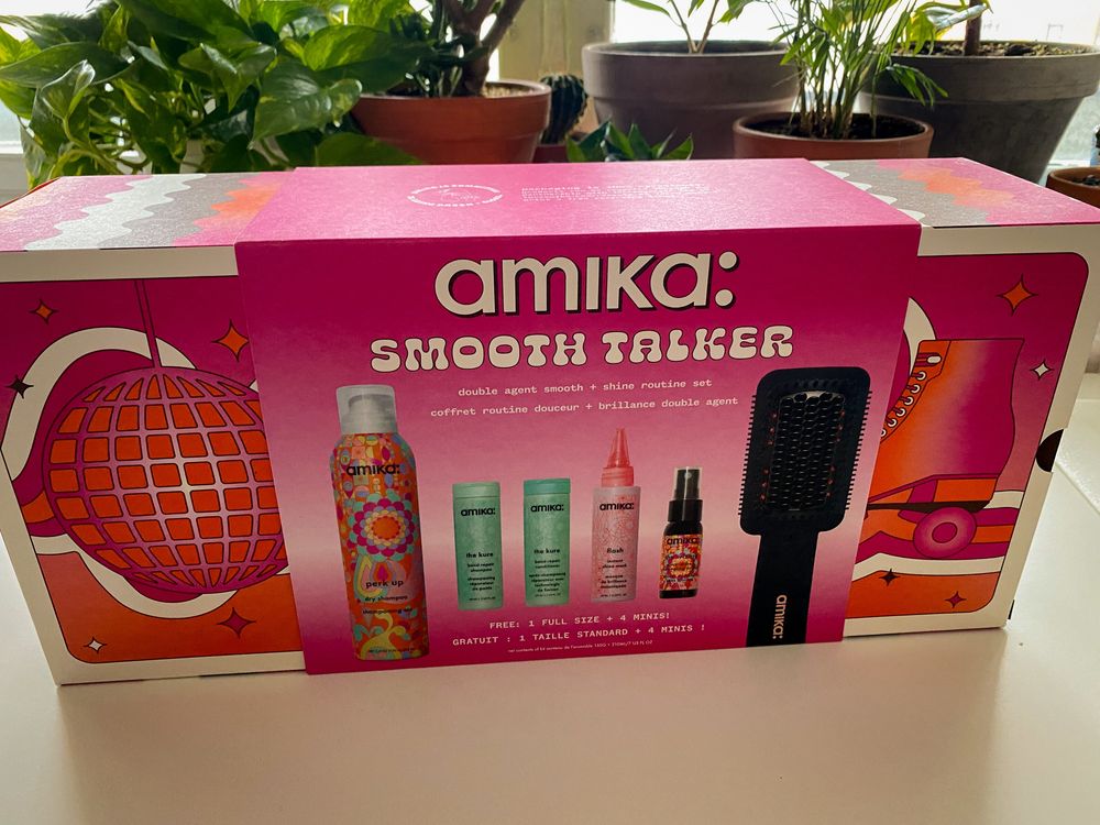 Amika Smooth Talker Set — випрямляч та фен 2 в 1, гаряча щітка