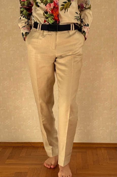 Брюки лляні Max Mara оригінал 46-48р