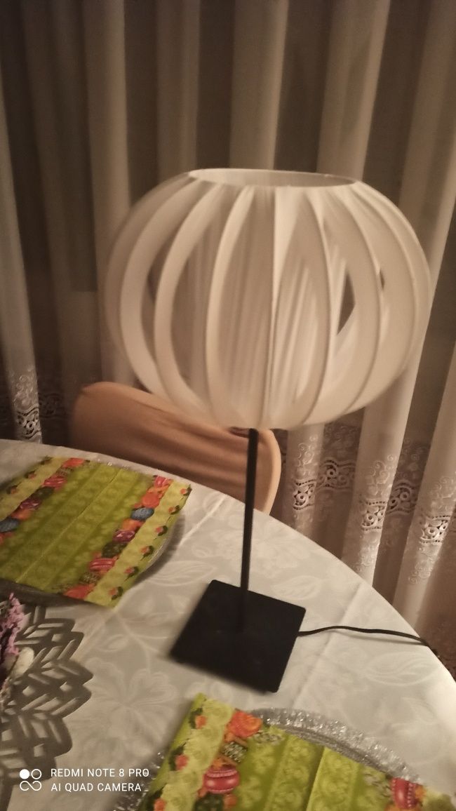 Stylowa Lampa stołowa nocna abażur