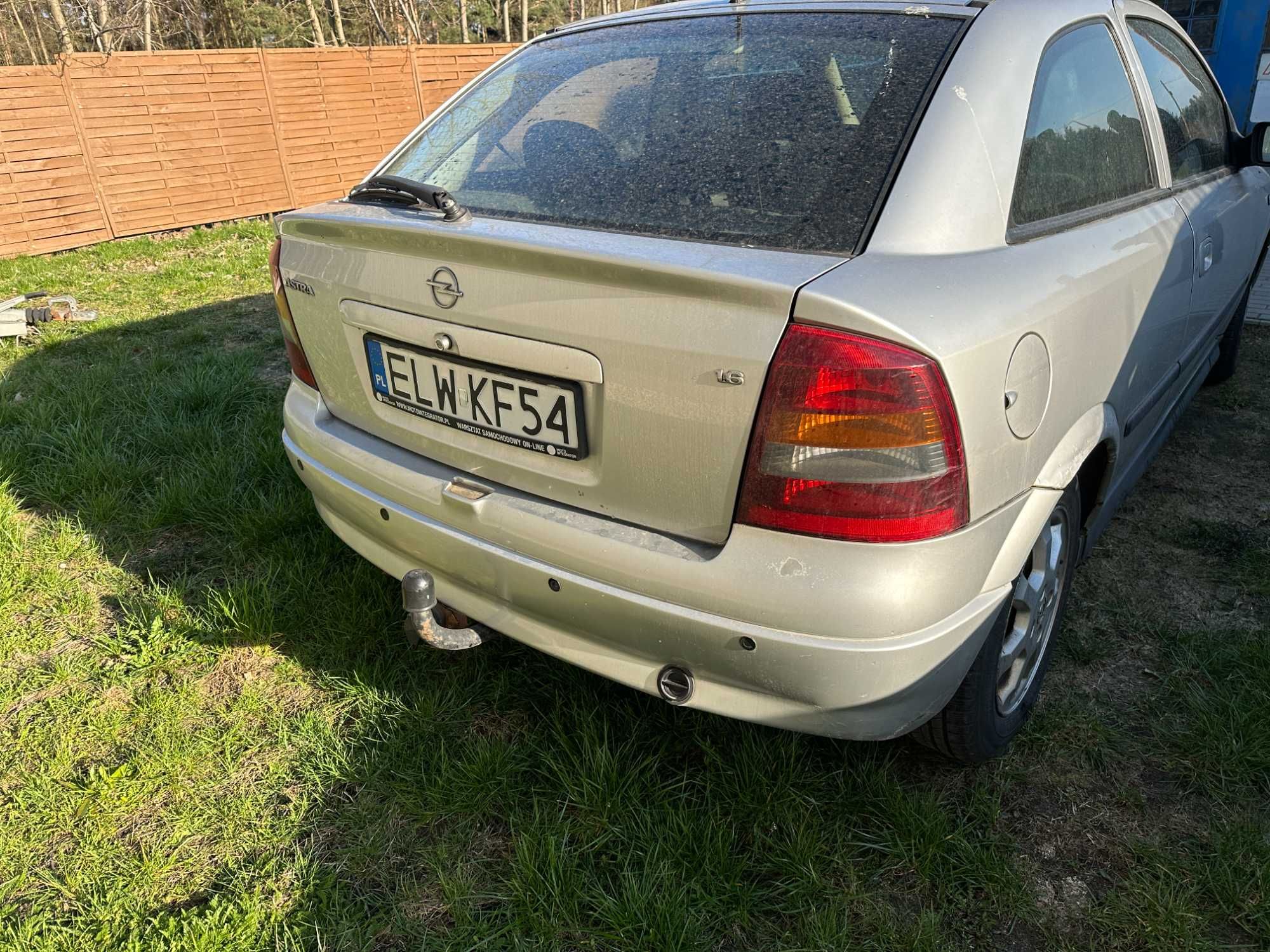 Opel Astra G 1.6b 8V gaz, 3 drzwi stan dobry