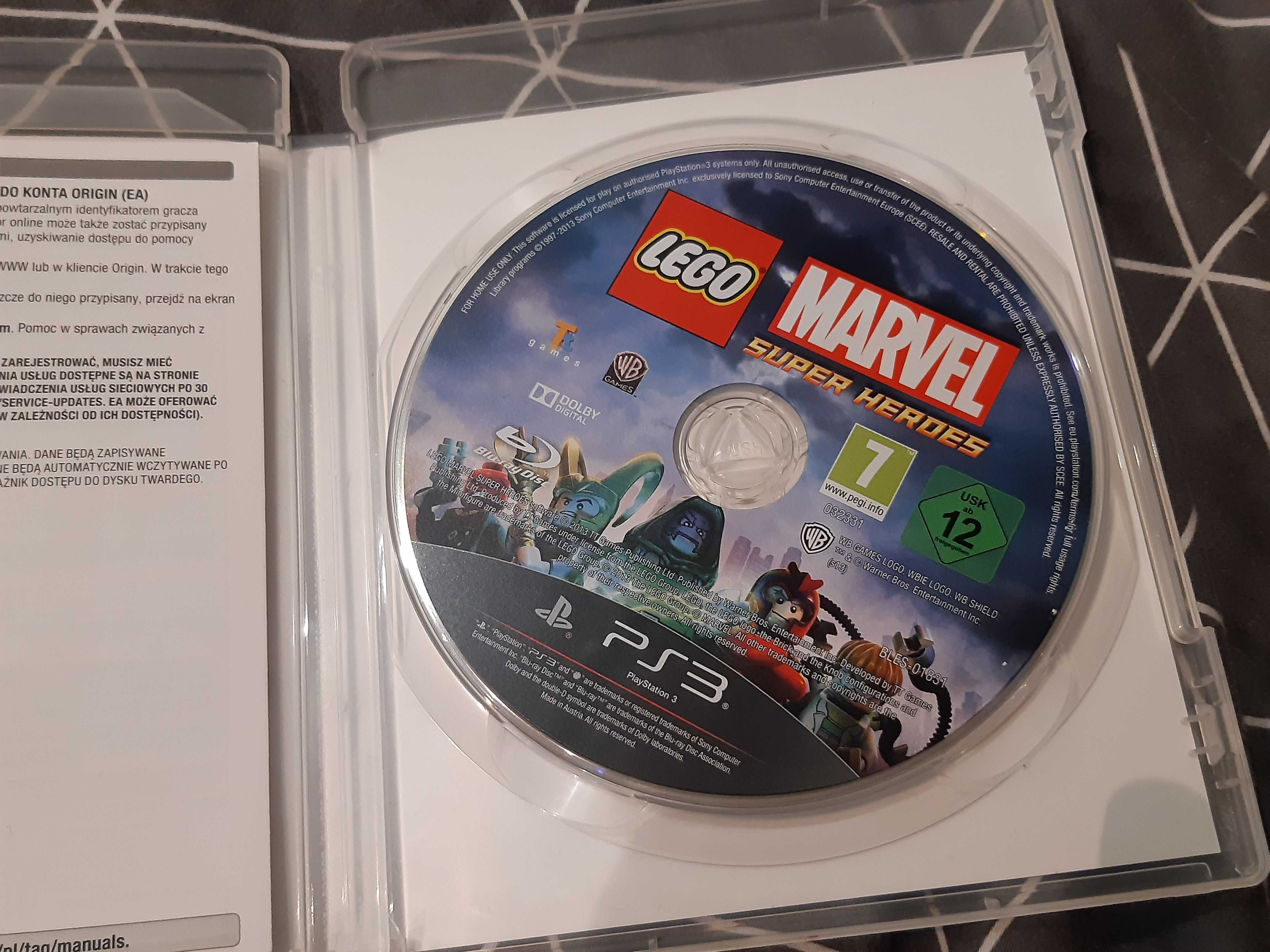 Lego Marvel Super Heroes Avengers PlayStation ps3 po polsku