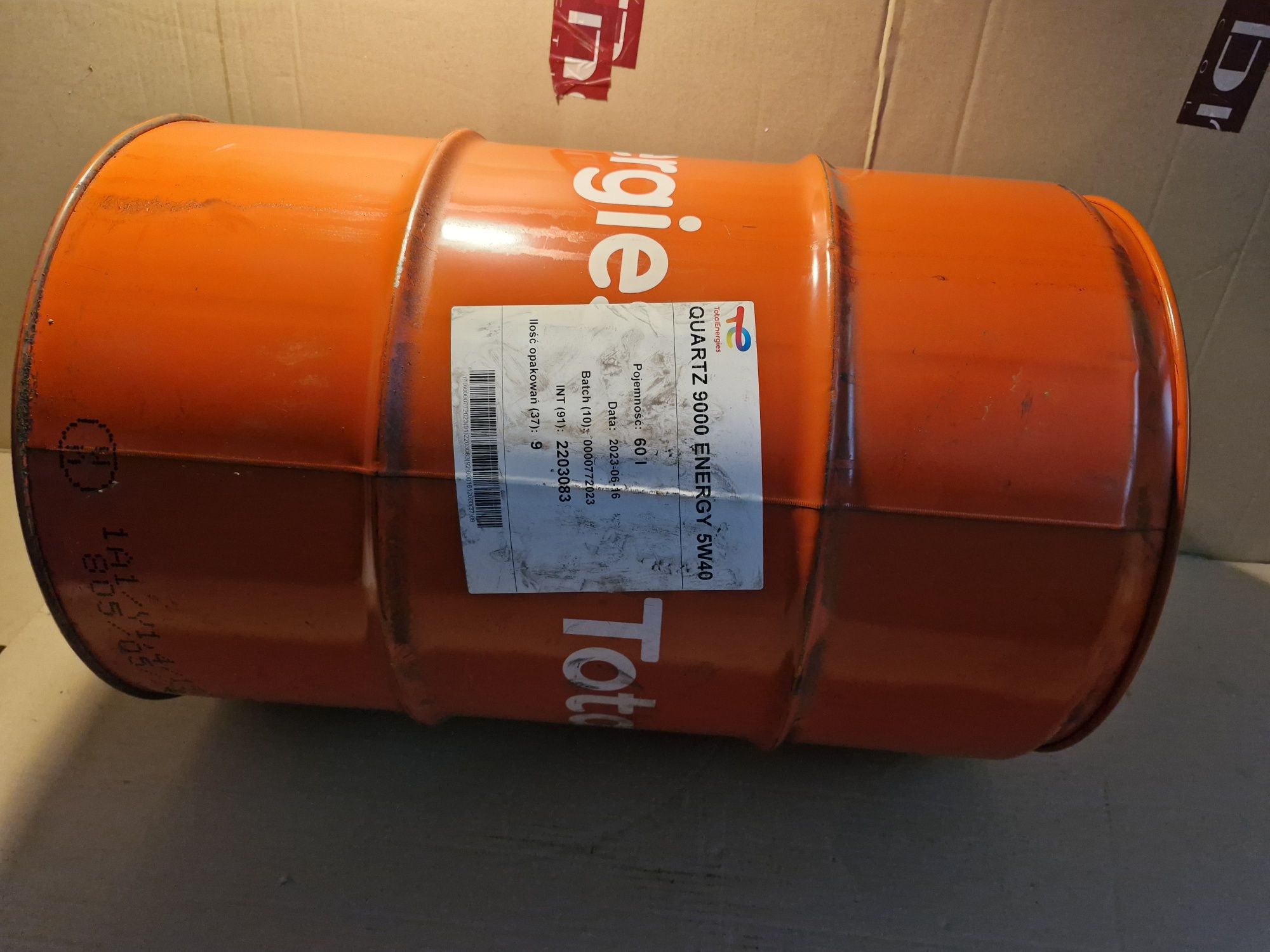 Metalowa beczka 60 l