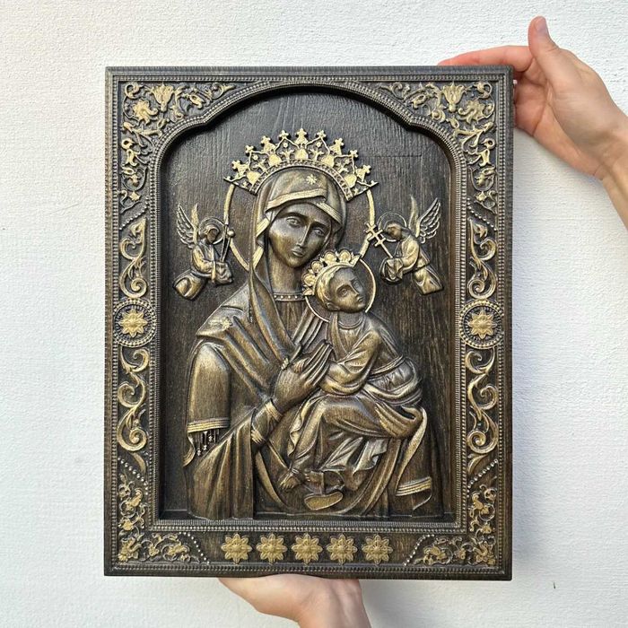 Obraz Matka Boża Nieustającej Pomocy, drewno dębowe - producent