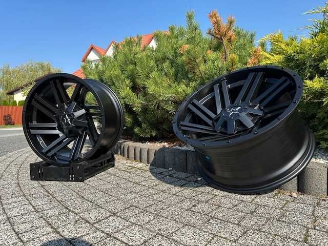 FELGI ER882 do Jeep Wrangler JK Wklęsłe 20x10 ET-24 Mega Wklęsłe Black
