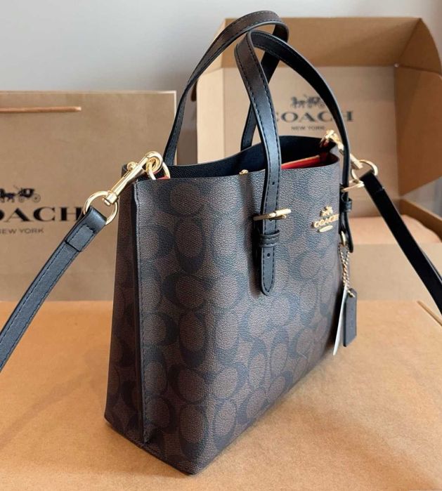 Шкіряна сумка Coach Mollie Tote