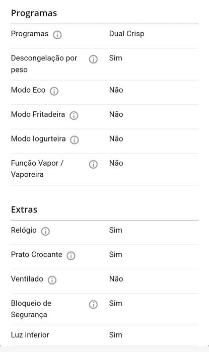 Microondas Novo a estrear e com Garantia Whirlpool