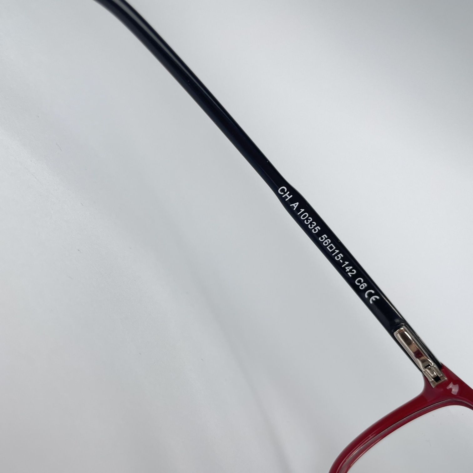 Czerwone okulary ETE z acetatu | Oprawki unisex do korekcji