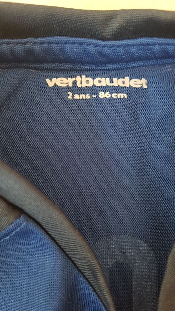 T-shirt azul, 2 anos,Novo, Vert Baudet