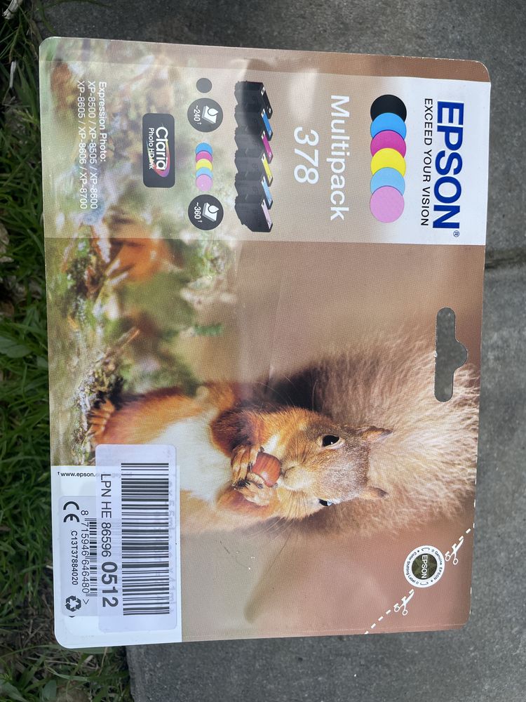 Tusze do drukarki Epson T3788 - oryginalny tusz, kolor