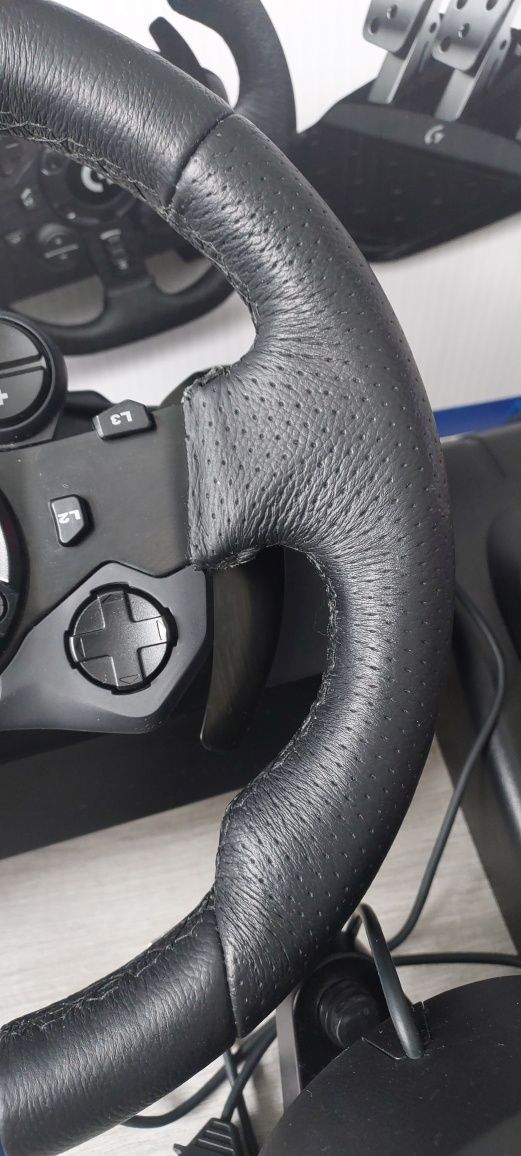 Ігровий руль Logitech g923 + коробка передач