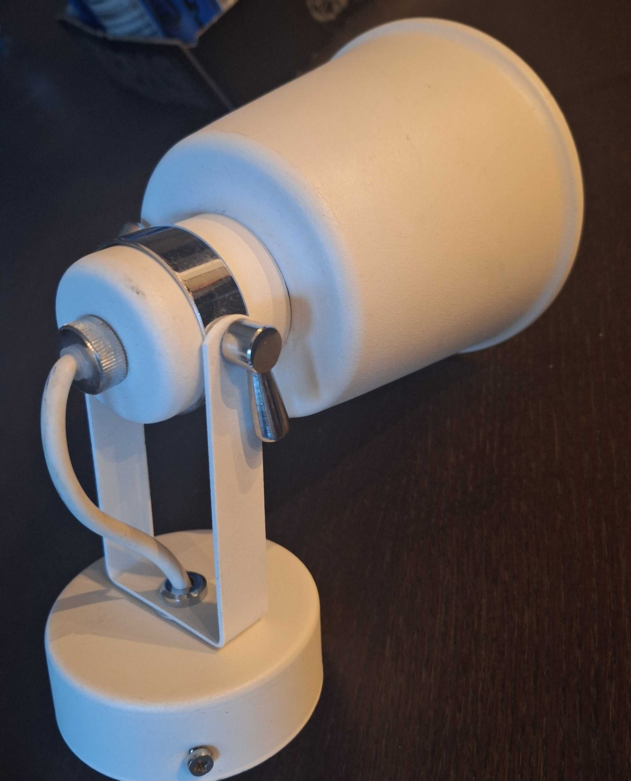 Kinkiet industrialny biały Lampa metalowa KONGO 3174 Argon