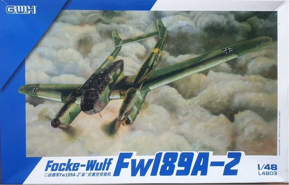 Збірна модель літака Focke-Wulf Fw 189 A-2 GREAT WALL  L4803 1/48