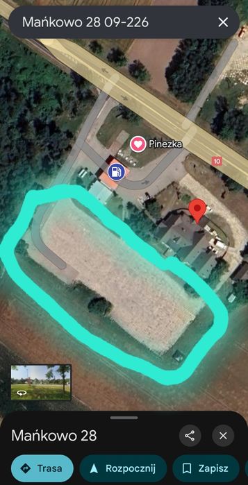 Wynajmę Plac 6000m2 przy trasie krajowej nr.10 Parking Utwardzony