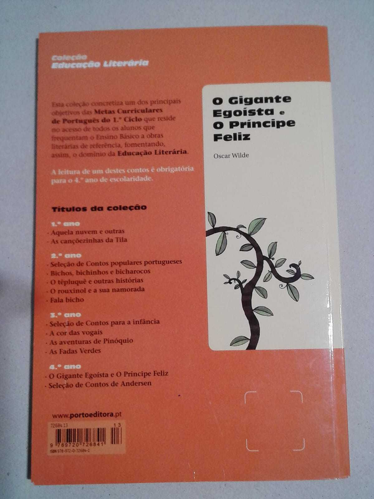 "O Gigante Egoísta" e "O Príncipe Feliz", Porto Editora - com PORTES