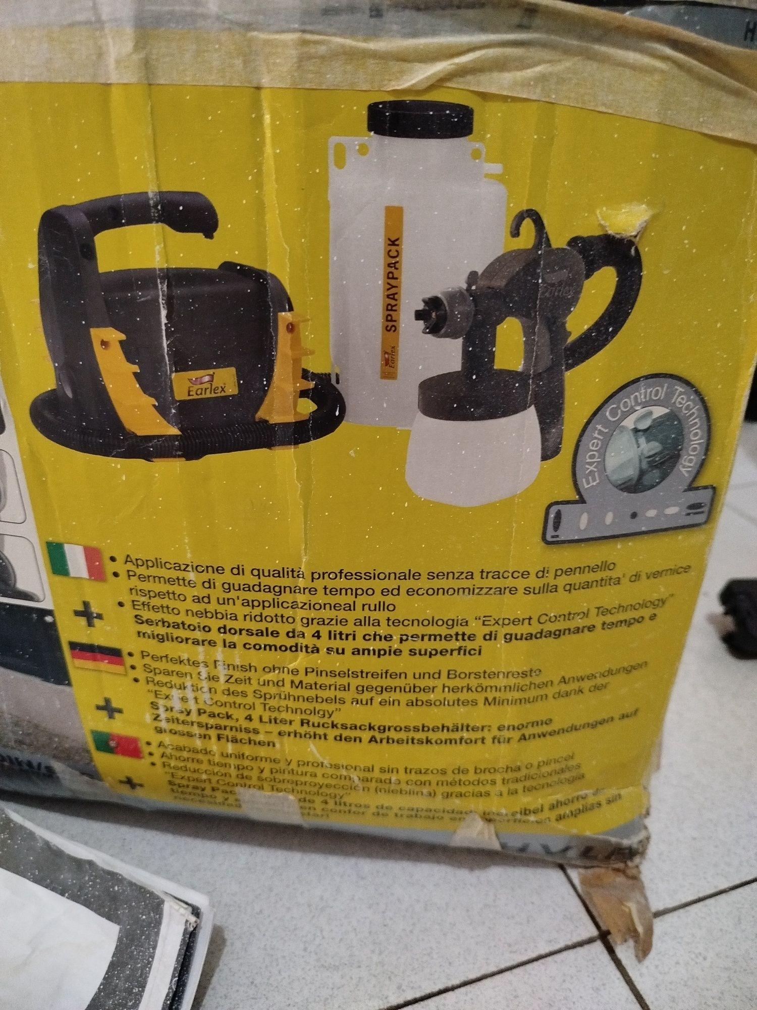 Pistola pintura base água e acrílica