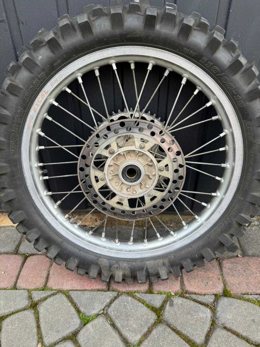 kolo tyl tylne koło kompletne 19 tarcza zebatka suzuki rm 125 / 250