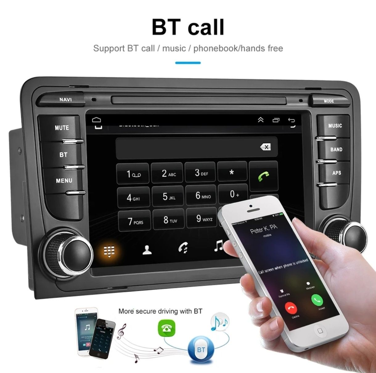 Auto radio A3 A4 2003/2012