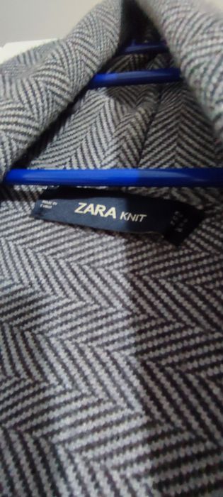 Płaszcz w jodełkę Zara