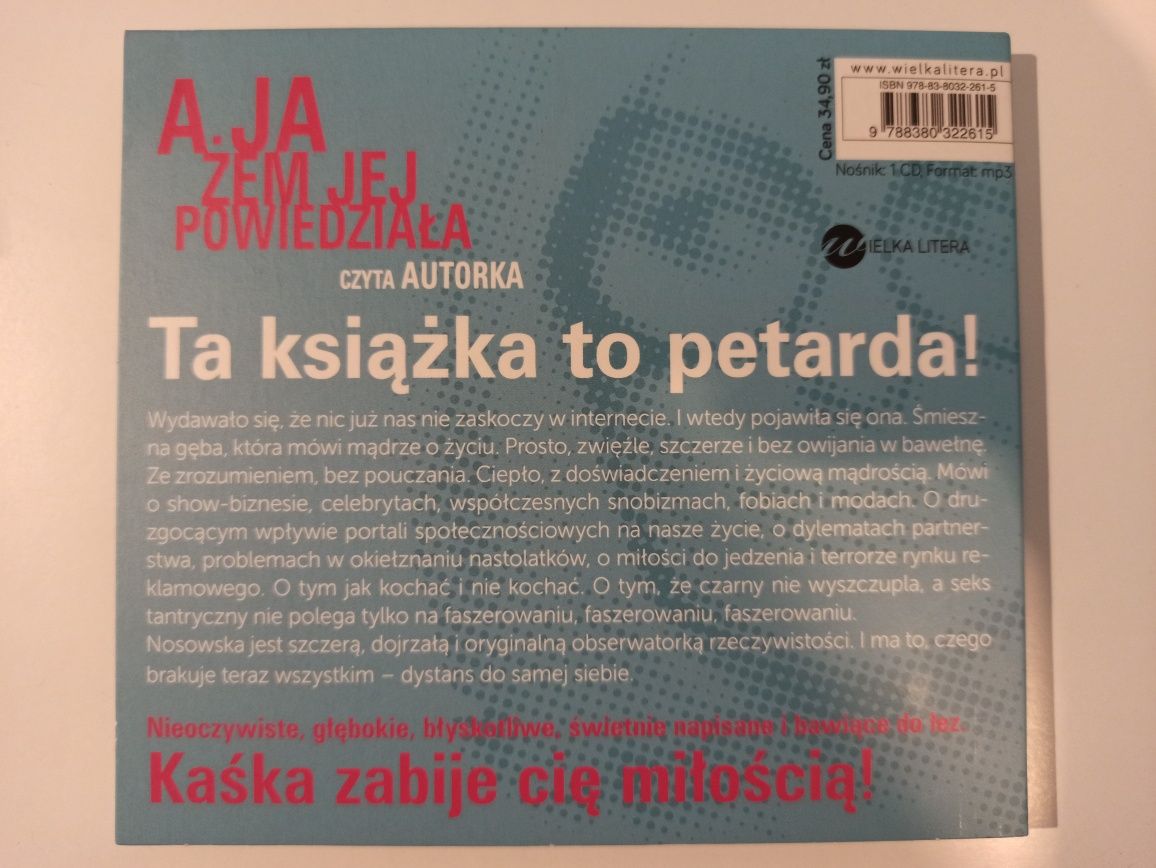 Audiobook A ja żem jej powiedziała Katarzyna Nosowska